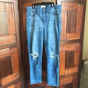 Madewell High-waist Slim Straight Denim